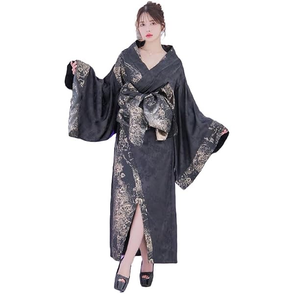 Amazon.co.jp: [LoveRich] ラブリッチ 花柄 オフショル ロング 前開き 