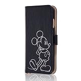 iPhone6/6s ディズニーホットスタンプブックレザーケース ミッキーマウス RT-DP7...