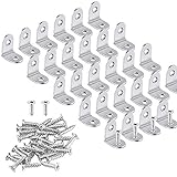 ＡｉｂｂｏｙｉL字金具 28個 アングルブラケット ステンレス製 l字金具 20*20*16mm 補強金具 コーナーブレース 接合金具 58個ネジ付け