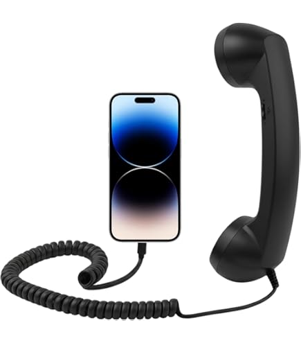 【中古】「未使用品」iPhone ipad 用 受話器 ！！ レトロ で おもしろ 便利 スマホ グッズ 黒色 Amazon.co.jp: iPhone ipad 用 受話器 ！！ レトロ で おもしろ 便利