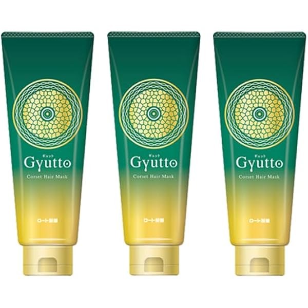 残1！新品未開封最終お値下げ済ギュットGyuttoロート製薬200g 4本セット Amazon | Gyutto（ギュット） コルセットヘアマスク 200g （ト