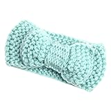 【ノーブランド 品】幼児　赤ちゃん　花　弾性　かぎ針　編み　ヘアバンド　ヘッドバンド　カチューシャ　全９色 - ターコイズ