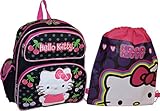 Hello Kitty embroidered 12" School Backpack W/ Bonus Sling Bag [並行輸入品]