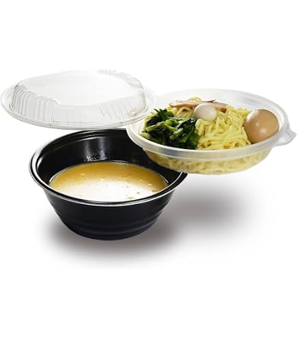 Amazon.co.jp: 【使い捨て容器】スープ・汁物用耐熱発泡どんぶり（小 