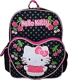 Hello Kitty Deluxe embroidered 16" School Bag Backpack [並行輸入品]