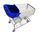 2 Red Hens Shopping Cart Cover, Blue Chevron by 2 Red Hens