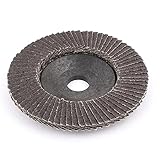 uxcell　フラップ研削盤　研磨剤　重研削ディスク弁　茶色　研削砥石　サンドペーパー