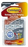 Command Round Cord Clips, Clear, 10-Clips (17017CLR-10ES) [並行輸入品]