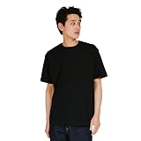 アンダーシャツ 半袖 綿100％ 丸胴仕様 タグレス仕様 1P Hanes T-SHIRTS KURO クルーネックTシャツ HM1-B201-090-XL