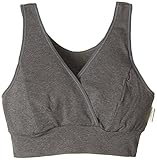 犬印本舗 オーガニックコットンシリーズ 授乳ママのためのオーガニックコットンハーフトップ L チャコールグレー BR1645