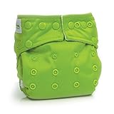 Bumkins Stuff It Cloth Diaper with 2 Minky Inserts, Green by Bumkins