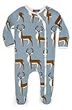 MilkBarn SLEEPWEAR ベビー・ボーイズ US サイズ: 0-3 Months カラー: ブルー
