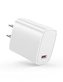 RORRY USB-C 急速充電器 20W 【PSE技術基準適合/Type-C ポート/20W PD3.0】 USB 充電器 ACアダプター iPhone 急速充電器 ACコンセント 急速チャージャー スマホ充電器 PD USB電源アダプター タイプc (ホワイト)