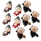 【ノーブランド品】ガーデンDIY 盆栽 ドールハウス ミニチュア マイクロ 風景 装飾品 アクセサリー 庭の装飾 インテリア 5ペア おじいちゃんとおばあちゃん ドールハウスの装飾