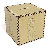 古いBadger ' Largeお金ボックス/貯金箱( mb00018311 )