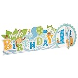 ラテックスブルーSafari最初誕生日バルーン デラックス 42619