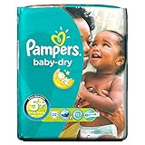 Pampers Baby Dry Size 5+ Junior Plus 13-27kg (22 per pack) パンパース赤ちゃんドライサイズ5+ジュニアプラス13～27キロ（パックあたり22 