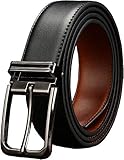 ベルト メンズ 革 ビジネス カジュアル ブランド サイズ調整可能 ギフトBOX付 115cm 125cm (115cm)