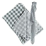 Lulujo Reversable Swaddling Blanket (Warm Grey) by lulujo