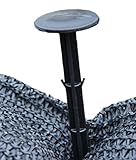 地盤 固定用 PP杭 ロングピン 16cm 100本 セット 除草 防草 シート ガーデニング 家庭菜園 農作業 テント 抜けにくい ペグ