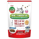 ミャウミャウ (MiawMiaw) カリカリ 小粒タイプ シニア猫用まぐろ味 1.08kg 1.08キログラム キャットフード
