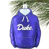 NCAA DukeブルーDevilsガラスHoodieオーナメント