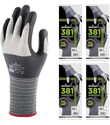 (まとめ) 富士手袋工業 エアリーハンド ジースリー L 黒 7466-L-BL 1双 〔×20セット〕