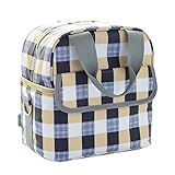 JES&MEDIS 大容量絶縁断熱 多機能　ママバッグ 防水 保温　クーラーバスケット 哺乳ビン 親子バッグ 便利 ショルダーバッグ　ハンドバッグ　ドリンク　ボトル 適用徒歩釣り観光焼き