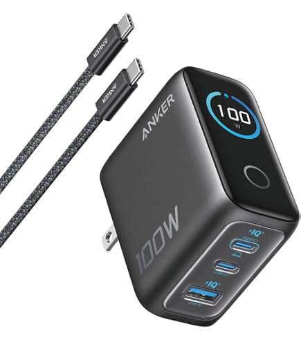 Amazon | Anker Charger (140W, 4 Ports) with USB-C & USB-C ケーブル