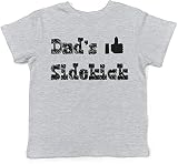 お父さんの赤ちゃんのサイドキックTシャツかわいいパパTシャツ - 18-24 months