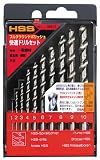 まとめ買い 2個セット「HSS 快速ドリルセット Φ1.0～10.0mm　10本組 x2セット[26815]」