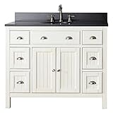 Avanityハミルトン42で。Vanityコンボフランス語でホワイト仕上げ