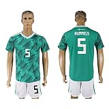 wisionメンズ2018 World Cup Germany National # 5 Away Soccer Jersey (グリーン) M グリーン