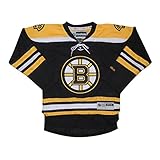NHL Boston Bruins : Boys Hockey Jersey / Sweater with Embroidered Logo ブラック
