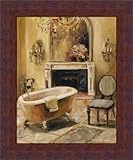 French Bath I by Marilyn HagemanバスルームSpaアートプリントフレーム付き 8  x 10  Inch
