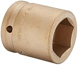 Ampco Safety Tools I-3/4D31MM Socket, Impact, Non-Sparking, Non-Magnetic, Corrosion Resistant, 3/4 D