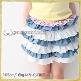 パンパンチュチュ フリフリキュロット デニムレースS フリフリボトム