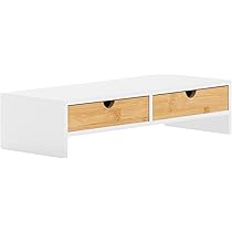 Amazon.co.jp: SoBuy 卓上チェスト モニター台 引き出し 収納ケース