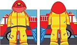 Firemanフード付きポンチョバス＆ビーチタオル