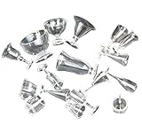 SeleCreate ミニチュア グラス 食器 17点 セット 透明