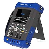 Hantek ハンドヘルドオシロスコープマルチメーター2チャンネル200MHz 1GS / S 2Mメモリー深度6000カウントDMMレコーダーIP-51 5.6 "LCD