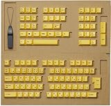REALFORCE 東プレ R2 カラーキーキャップセット 日本語配列 112キー イエロー AGAZ06KT5