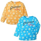 (ブルー/90cm)ベビー服 女の子 Tシャツ 長袖 CUTE PARADISE キュートパラダイス ロゴプリント 女児 ベビー