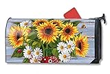 MailWraps Bandana Sunflowers Mailbox Cover #01095 [並行輸入品]