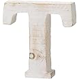 パセオ 木製アルファベット T サイズ：約W11 D3 H12 WF-35WH-T