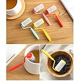 Lorny(TM) ティーストレーナー興味深い人生のパートナーかわいい茶溜めペイントブラシの形2個フィルターセットティーバッグキッチンツールD16