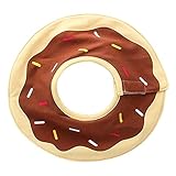 EOZY ベビー よだれかけ 丸い型 5重防水 ビブ お食事用 柔らかい スナップ 360度回転 スタイ 可愛い 赤ちゃん 子供用 保育園 男の子 女の子 ドーナツ