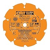CMT P07010 ITK Plus Saw Blade for Fiber Cement, 7-1/4 X 10 Teeth, TCG with 5/8-Inch<> Bore [並行輸入品]