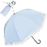 Rosa Blanc 折りたたみ傘 晴雨兼用 ホワイト Rosa Blanc 折りたたみ傘 晴雨兼用 ホワイト 傘 白