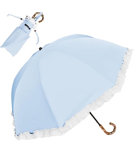 Amazon.co.jp: サンバリア100 3段折 コンビmoku ブルー 品 : ファッション